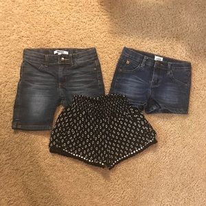 Three pairs of shorts!